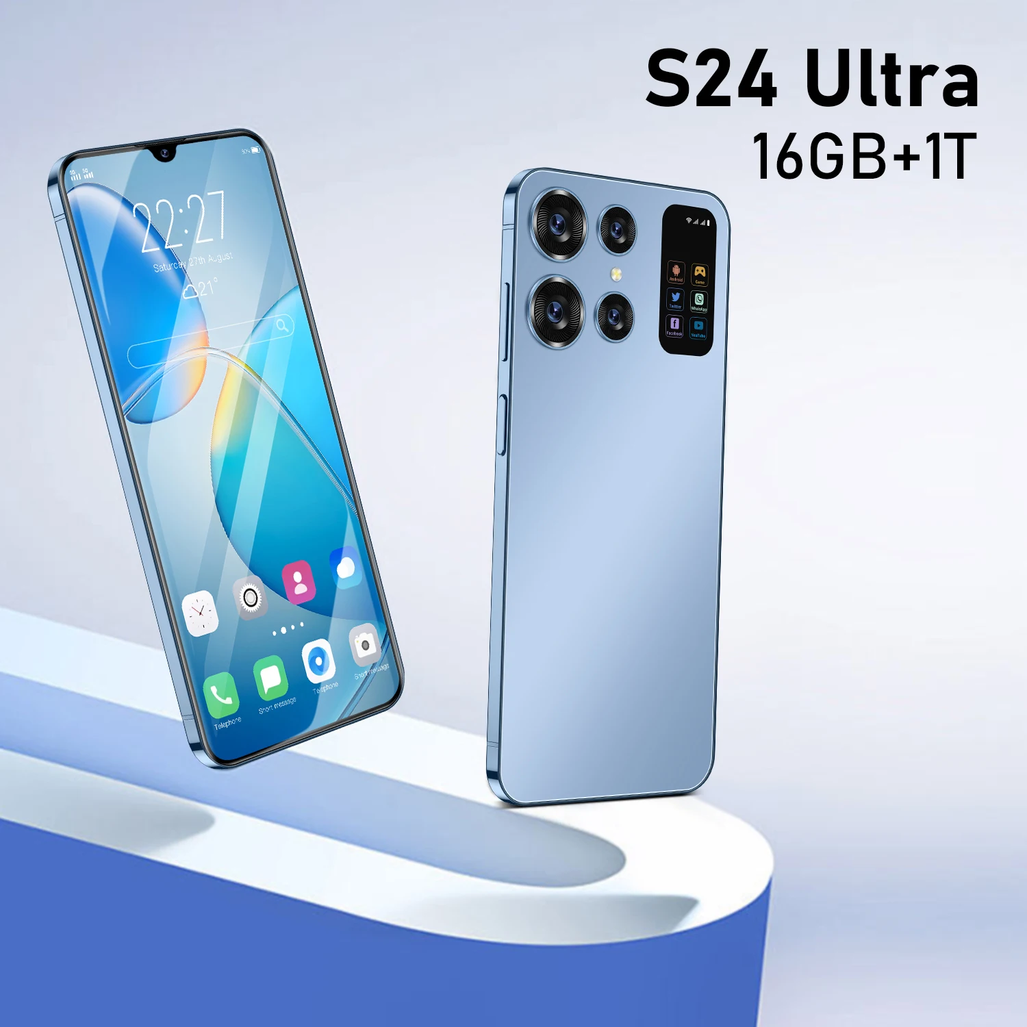 Cellphone S24+ Ultra 16GB+512GB Smartphone Unlocked dual card 5G Phones Android 13.0 Mobile phones