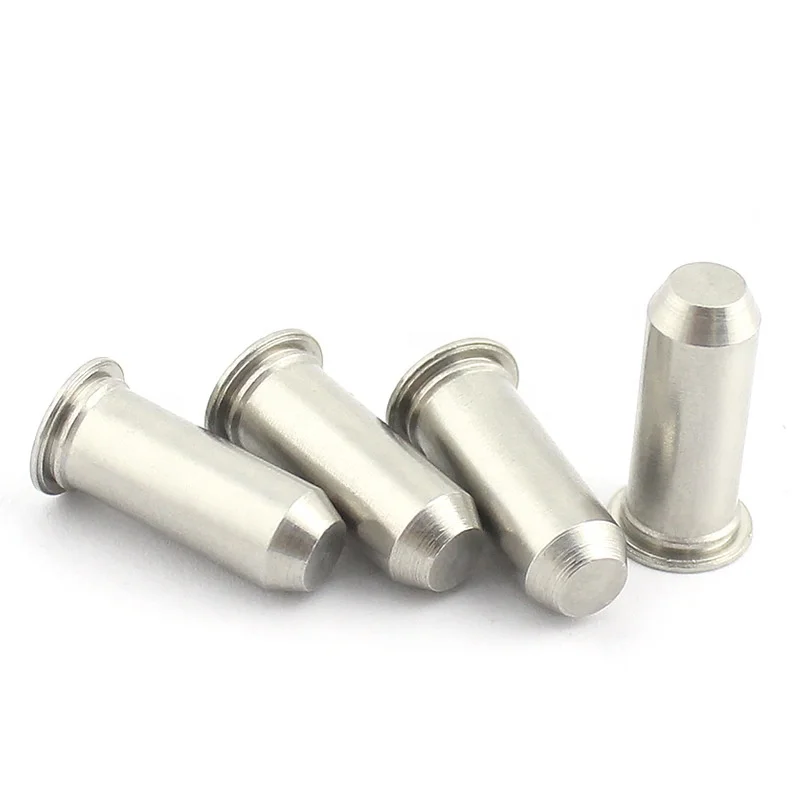 TPS TP4 Stainless Steel Flush Head Locating Pilot Pin Self Clinching Pressure Riveting Positioning Pin