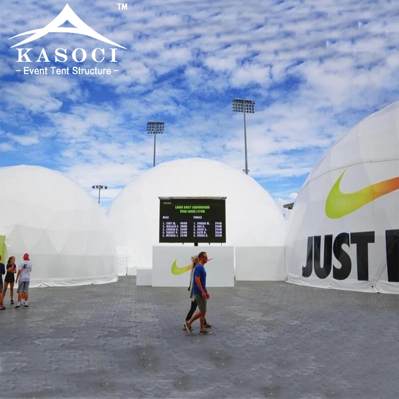 30m big dome tents outdoor events luxury geodesic dome tent with pvc fabric and steel pipes