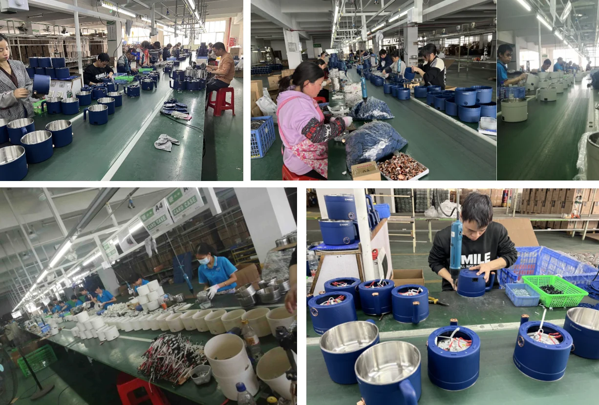 Factory supply hot sale multifunctional pot mini 304# SS electric multi cooker boiling cooking pot 1.5L for gift