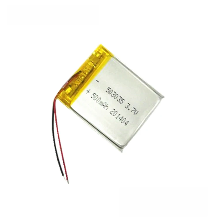 UL CE Certified Rechargeable 503035 3.7V 500mAh Lithium Polymer Lipo Battery for Detector