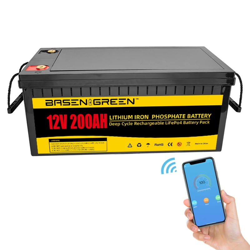 OEM ODM 12v 200ah lithium ion battery with smart bms 4s 12v 100ah lifepo4 battery pack