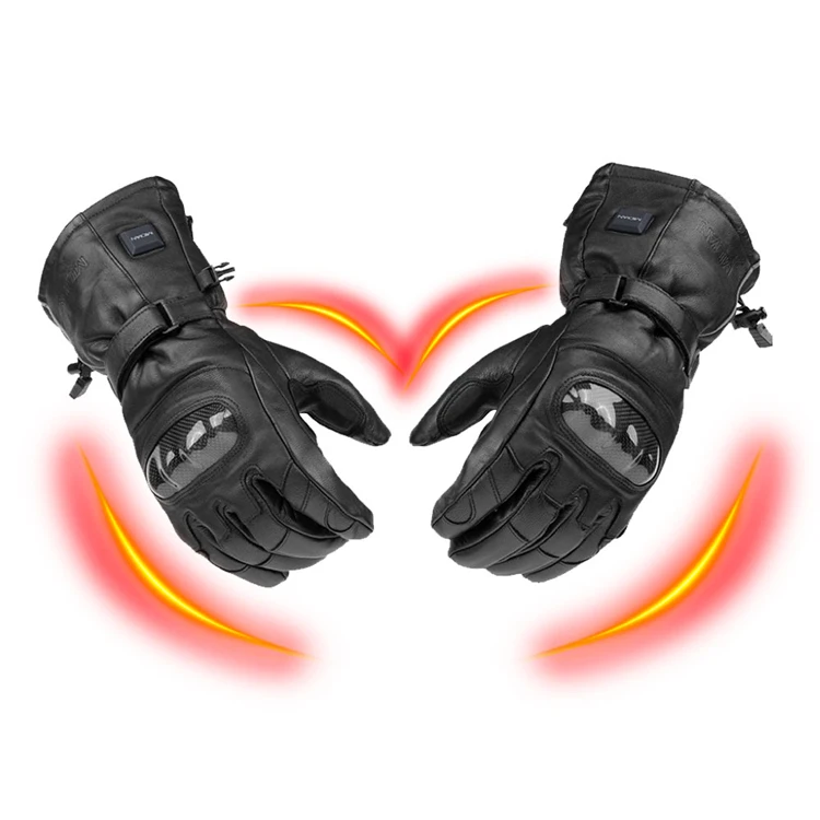 MIDIAN CHINESE FACTORY New design 7.4V or 12V rechargeable battery heated motorcycle gloves for winter riding skiing