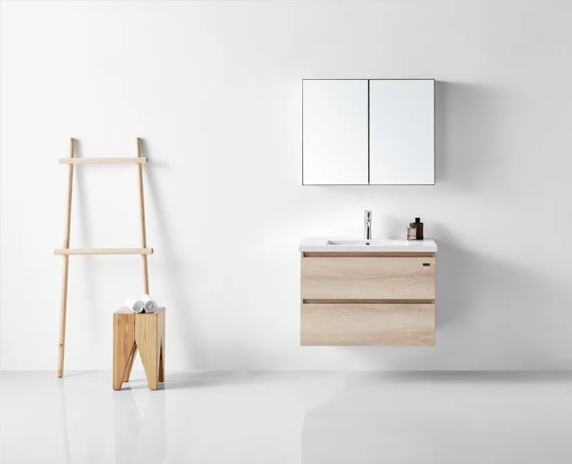 new model 35.5 inch bathroom vanity with big size medicine cabinet