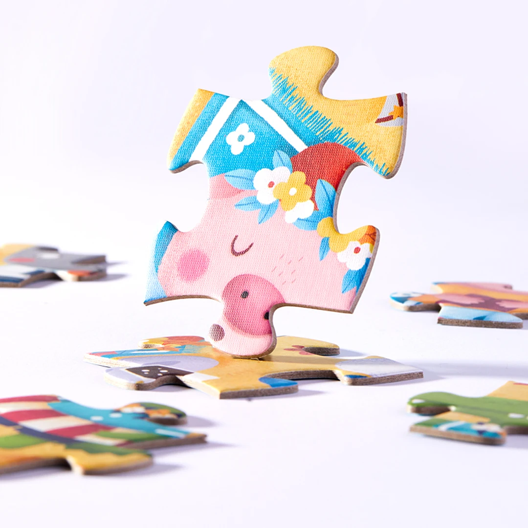 mideer CT1449 children animals 3-4 year old 4 in 1 puzzle Set - Animal Item educational toy sets