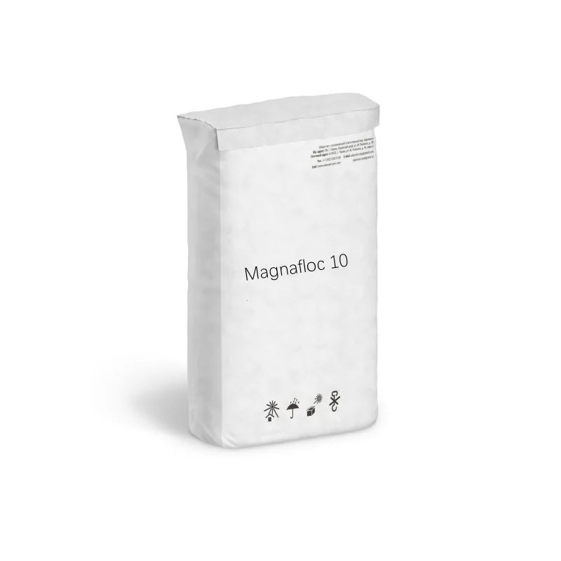 Белый BASF1 Magnafloc 10 Анионный полиэлектролит