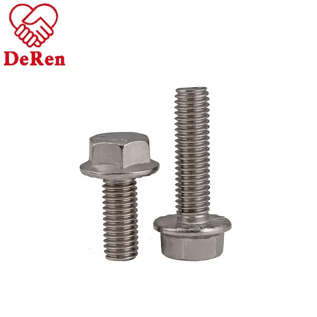 High Quality Factory Price Flange Bolt Hex Head Flange Bolt DIN6921/DIN6922