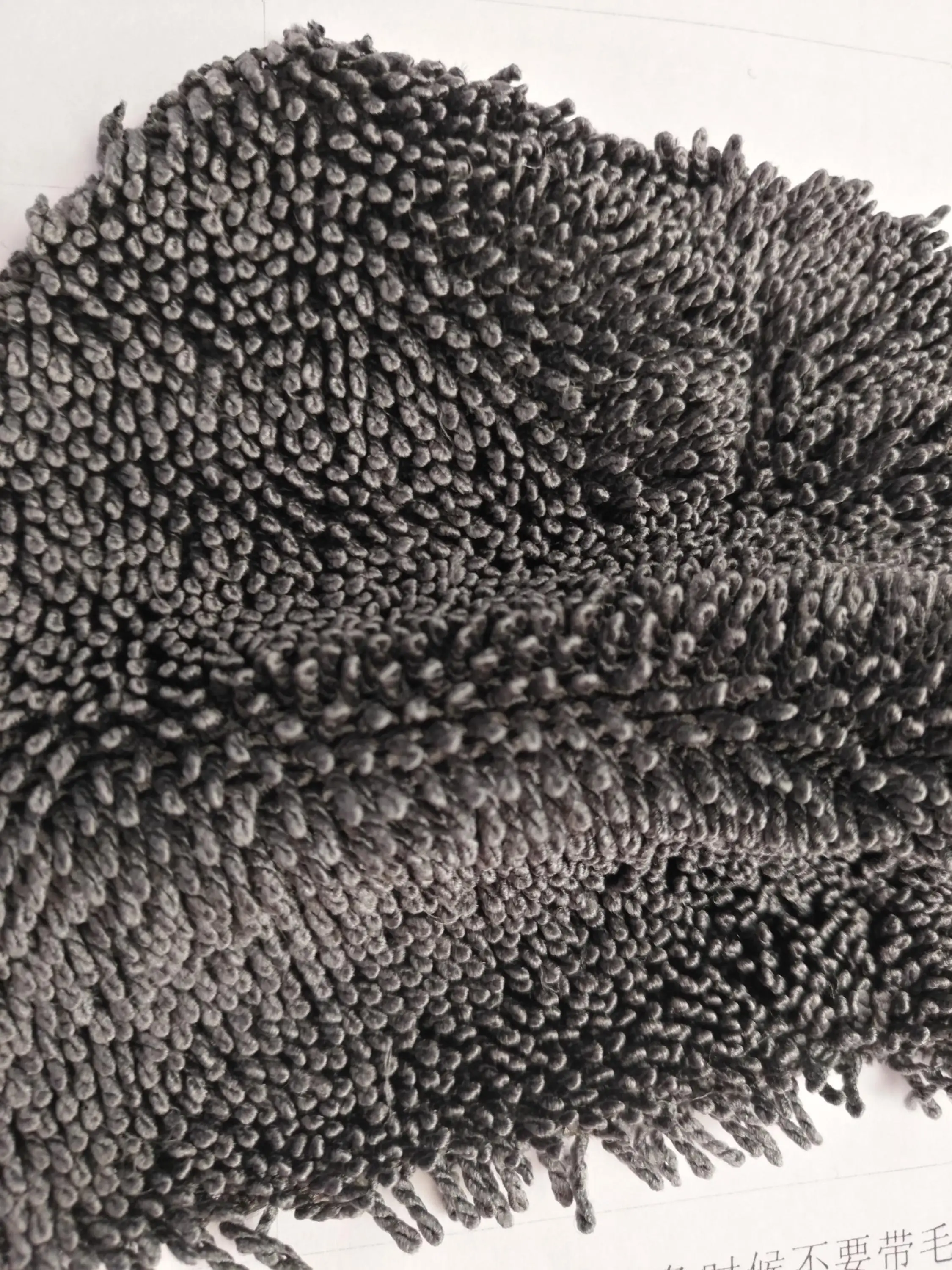 Полотенце для автомобиля из микрофибры серого цвета