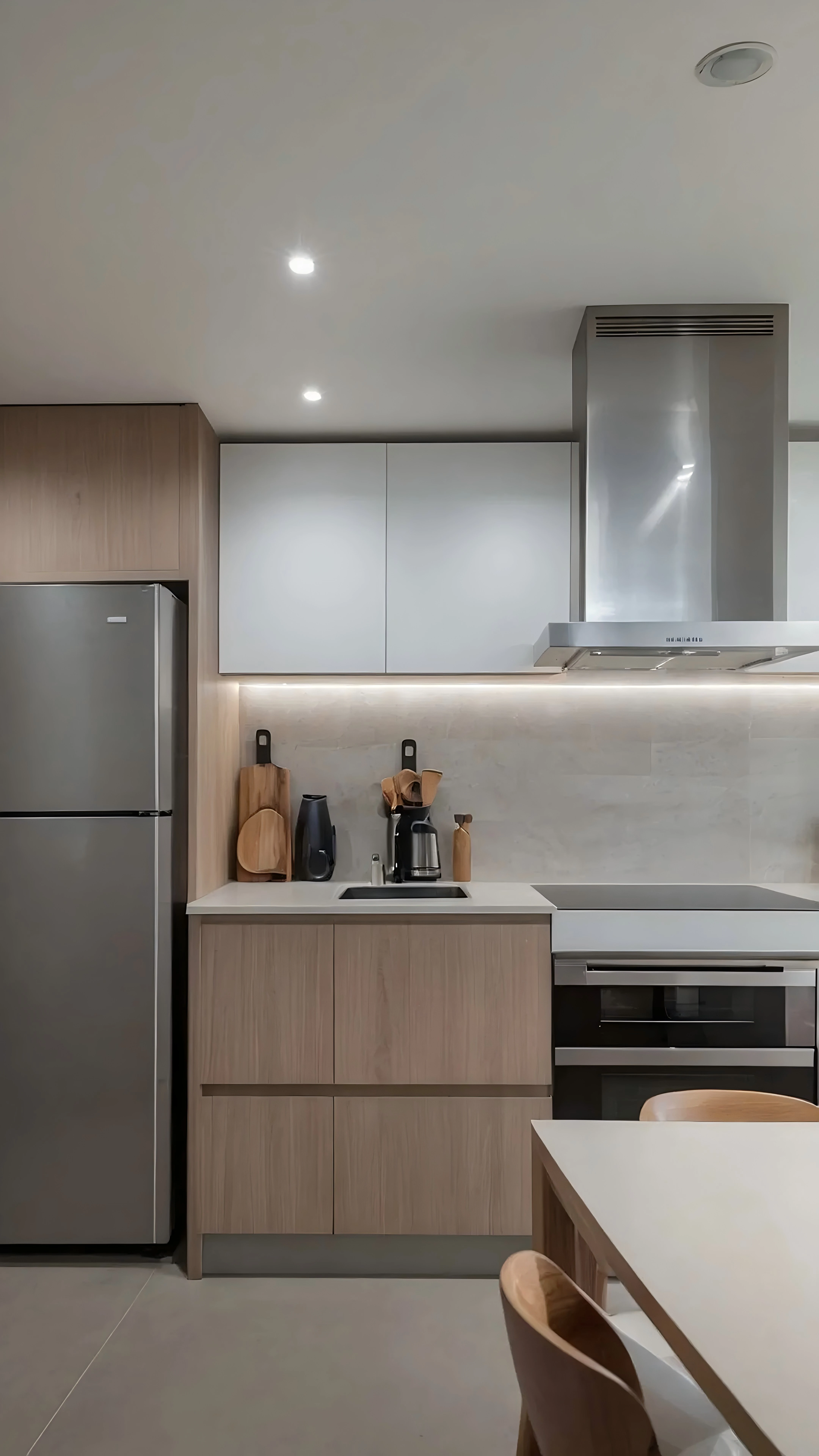 CBMmart 2024 new design customized Kitchen Cabinet factory modular set modern simple Sensational Small Kitchen