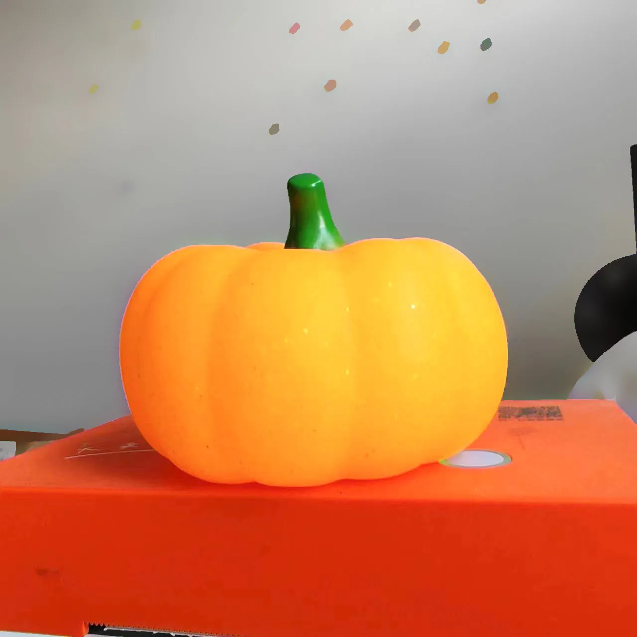 Cross-Border Halloween Soft Pumpkin Lamp DIY Graffiti Luminous Decorative Ornaments Bedroom Desktop Enhancing Holiday Atmosphere