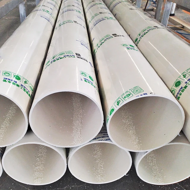 White Plastic 12 14 16 18 20 Inch Diameter Underground Pvc Pipe Drainage 150mm