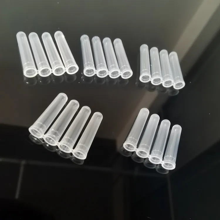 SINGATEE Lab Supplies 4 Well PCR Tube Strip PP Plastic 0.1ML 4 Strips PCR Tubes