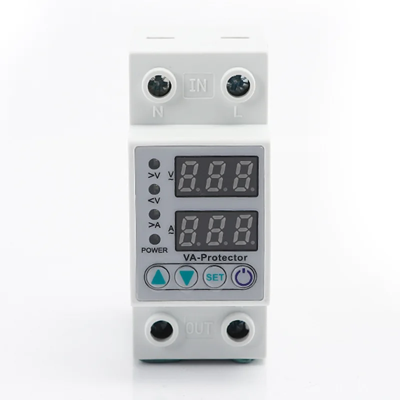 intelligent automatic voltage stabilizers over and under voltage protector over current protector with led digital voltage
