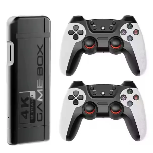 Новейшая Классическая игровая консоль K9 в стиле ретро, 20000 игр, 2,4 г, беспроводная ручка с контроллером для 2 игроков, Игровая приставка K9 32 г, 64 г, 128 г