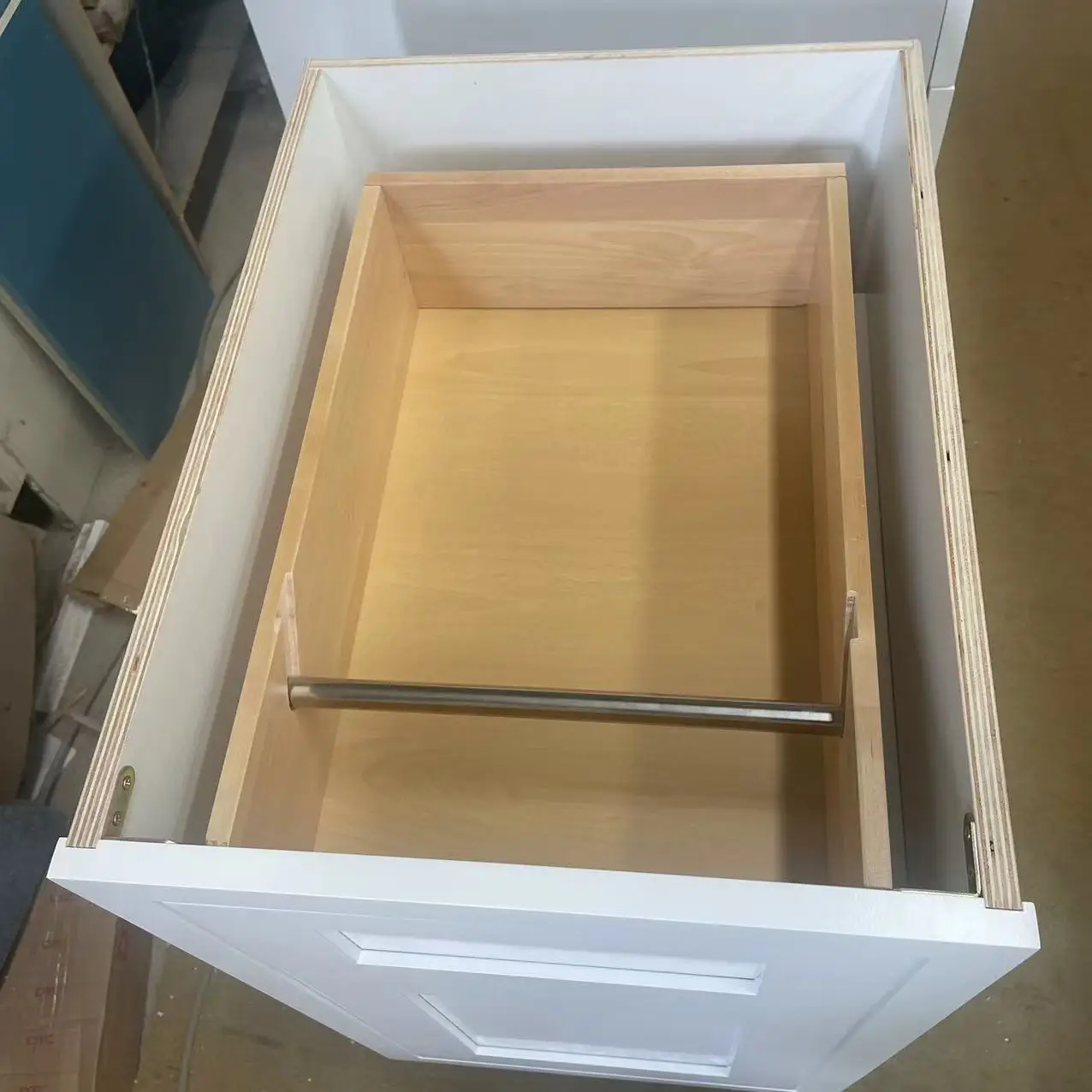 RTA door panel inset frame recessed white shaker soild wood kitchen cabinet