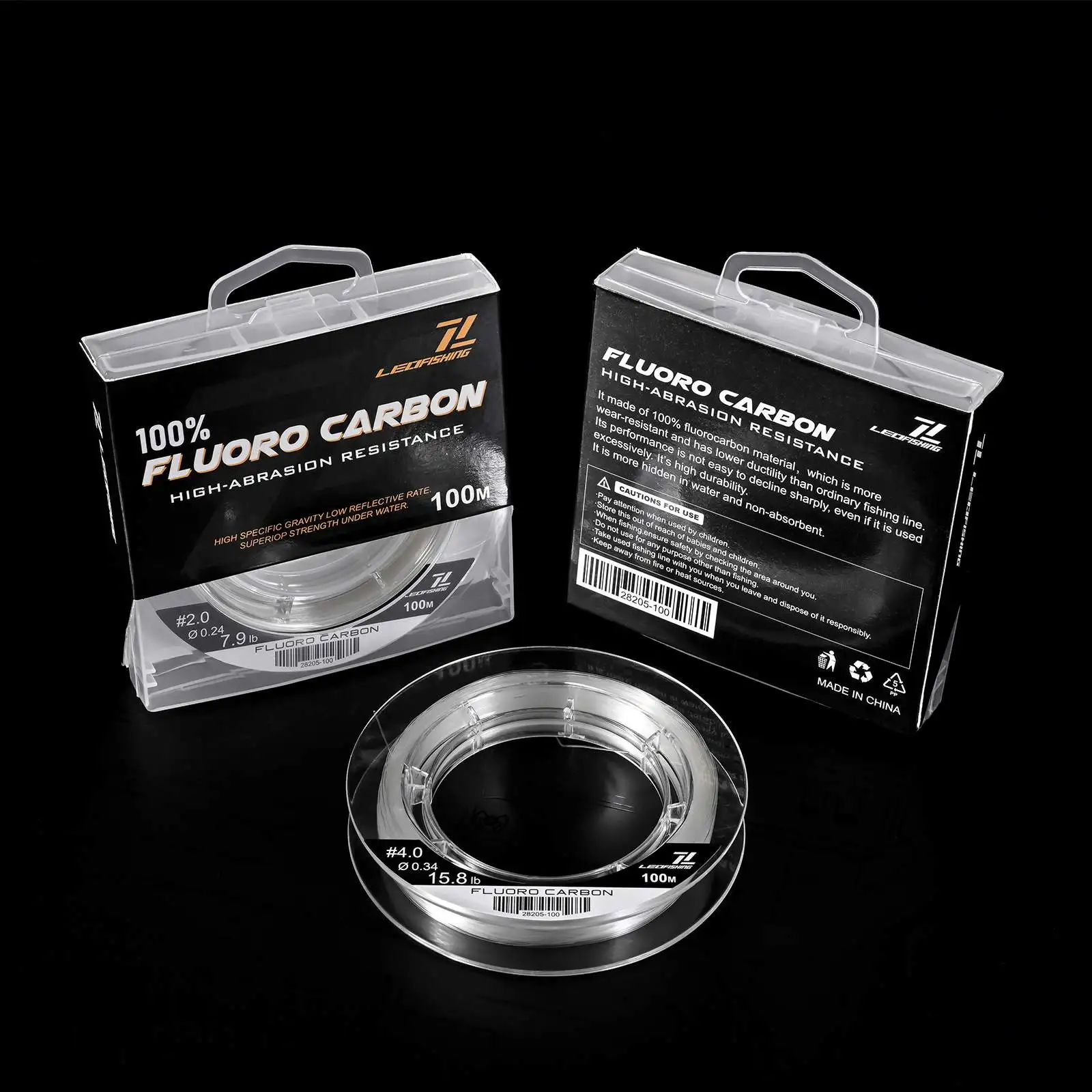 Pull Power Fluoro Carbon Fishing Line Monofilament Leader Line Japan Box Sink Carbon Fiber