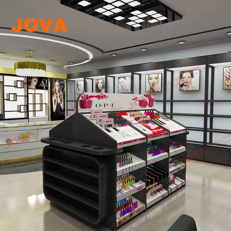 Демонстрационная мебель для макияжа напольная стойка косметики