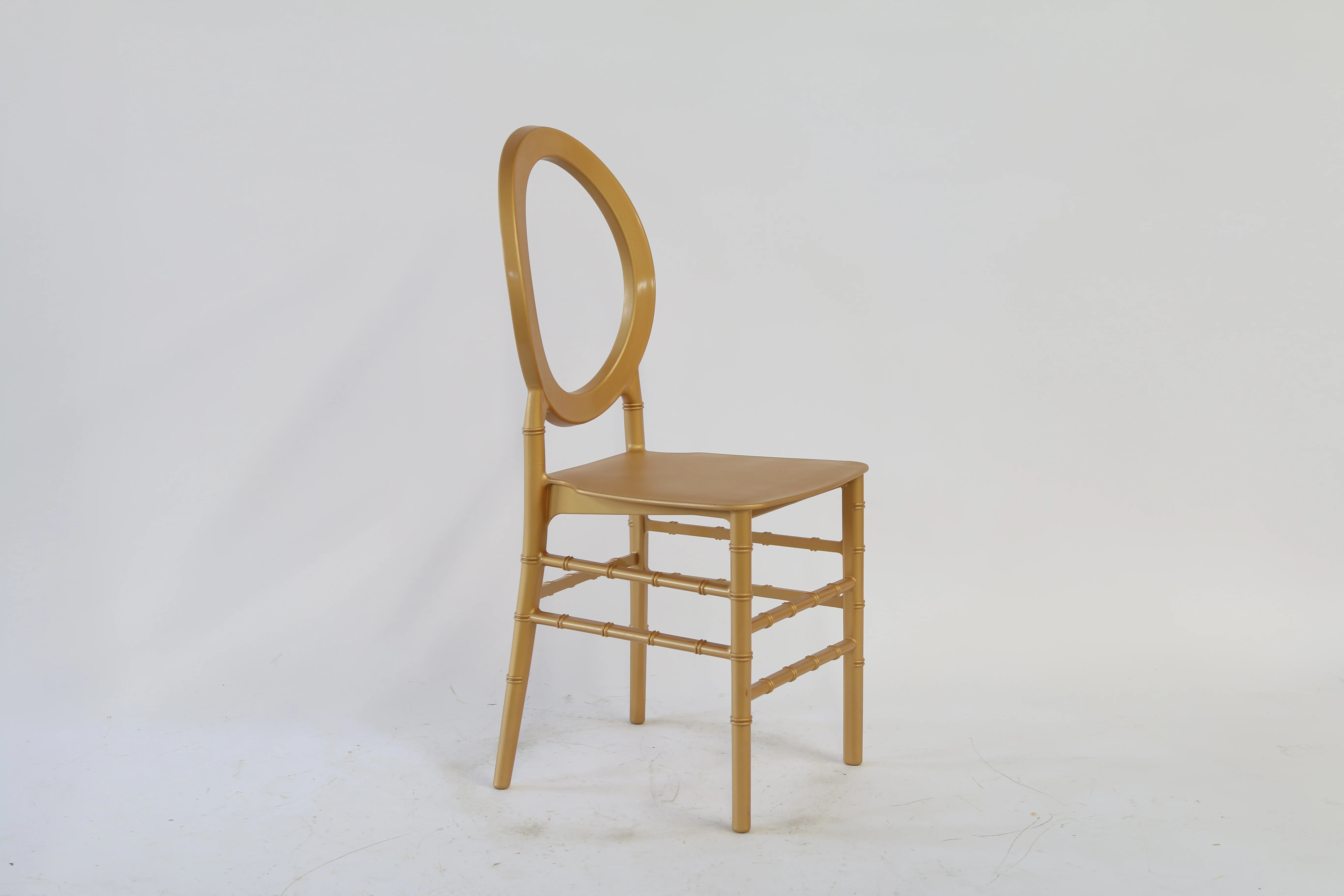 Monoblack Cheap Wedding Gold Resin Chairs from China Factory Wholesale