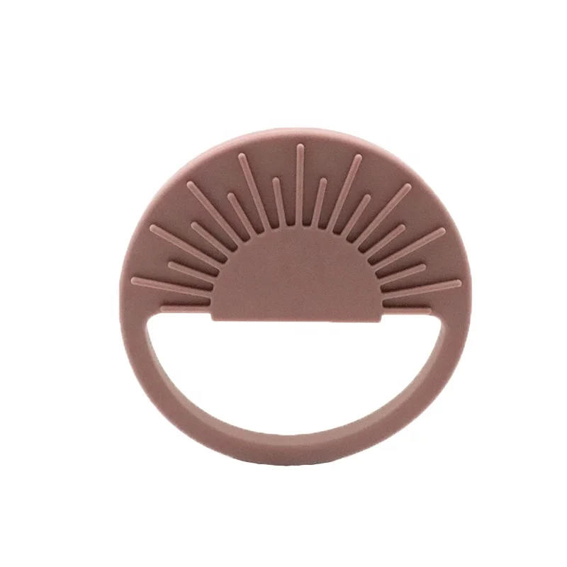 New Design Funny Silicone Sensory BPA Free Teething Toys Sun Baby Teether