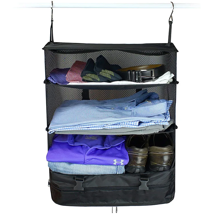 27 водонепроницаемых больших портативных складных нейлоновых подвесок для одежды, туалетных принадлежностей, обуви, дорожная сумка для хранения с крючком (1600379904936)