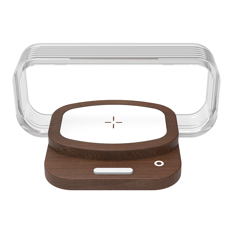 Wholesale New Creative wireless charger station Light Emitting Acrylic Sheet Diy Board Light Led Night Light