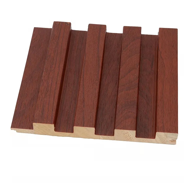 Factory Price Wood Grain Colors Slotted Wood Panels Teak Walnut Colors Wood-panels