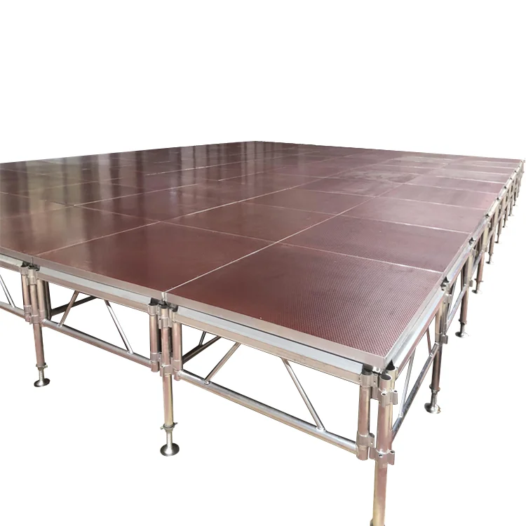 Aluminum Stage Structure Plywood Stage Backdrop Design Stage Platform For Church