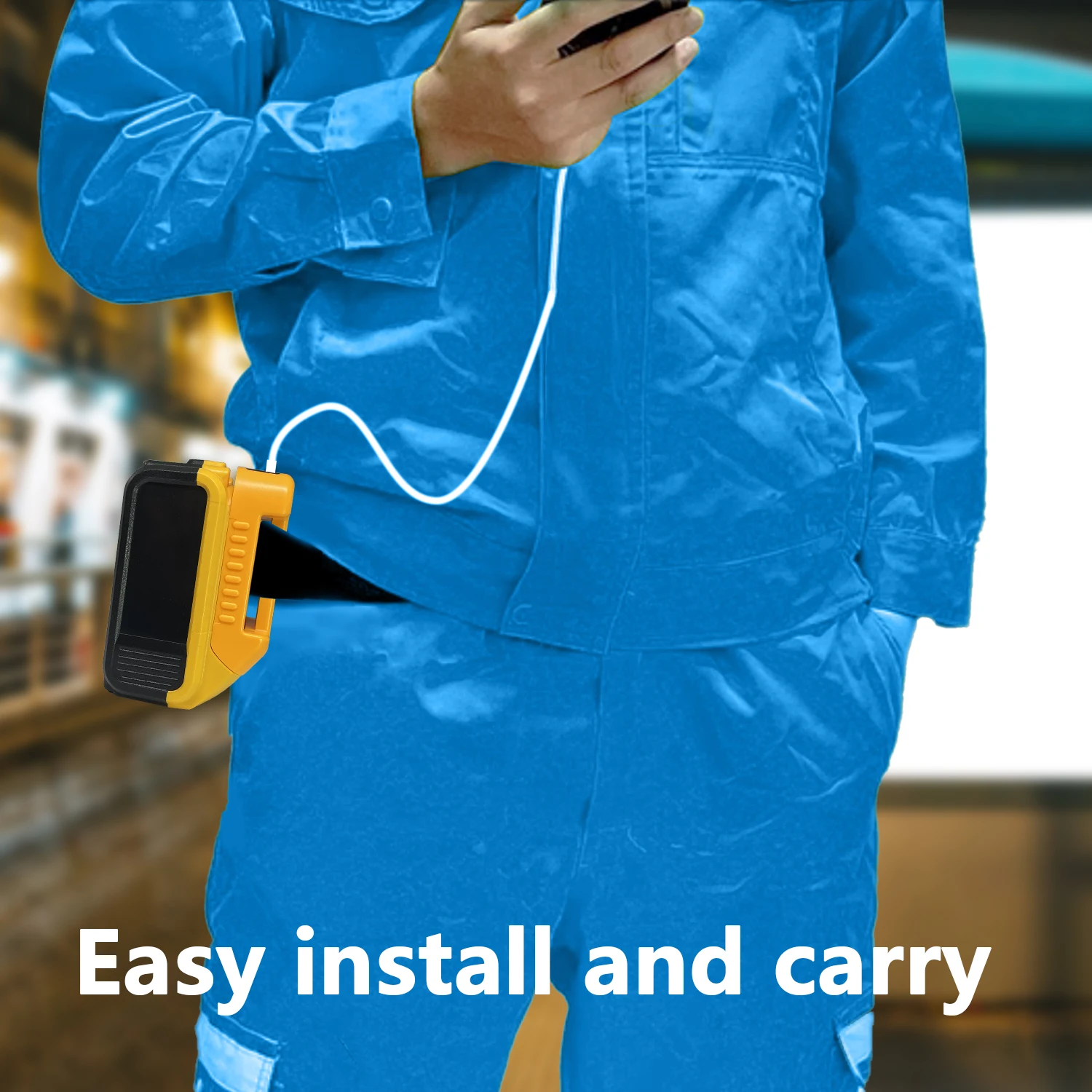 Factory Battery charging adapter with USB quick charger USB C port for Dewalt 20V 60V battery mount charger adapter