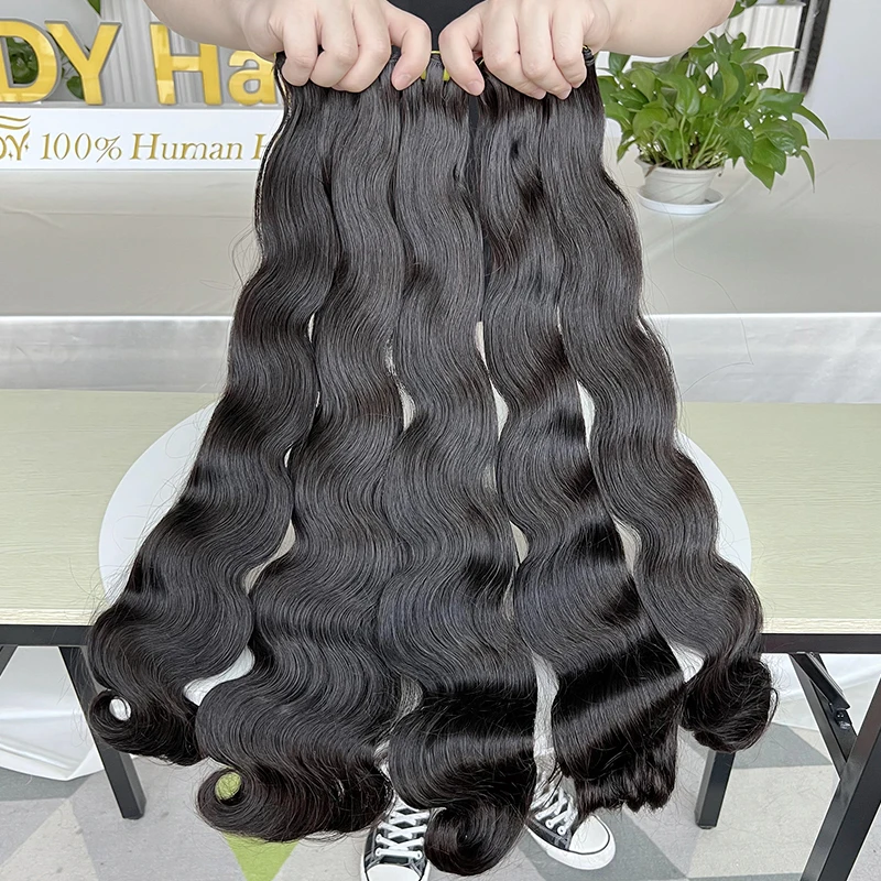 Wholesale Virgin Cuticle Aligned Hair Weft Body Wave Super Double Drawn Vietnamese Raw Human Hair Bundles
