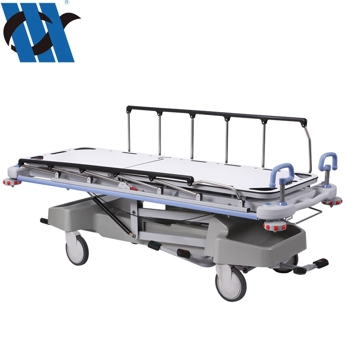BDTT201C Stainless Steel Height Adjustable Patient Transfer Bed Ambulance Stretcher Trolley