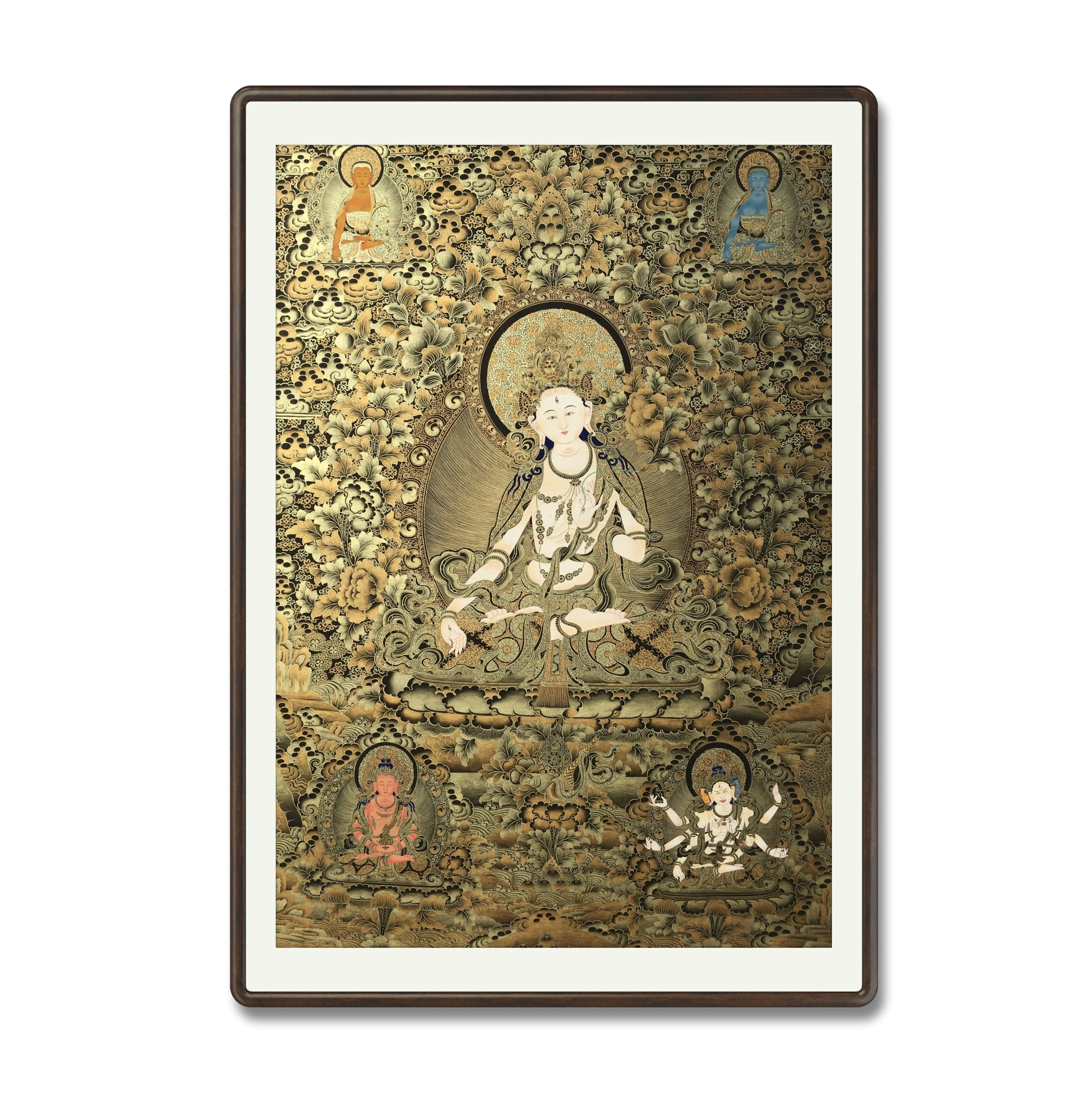 Картина будды минеральный пигмент картина thangka любезно тара рисованная из чистого