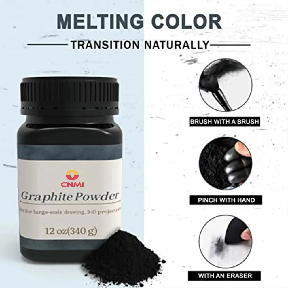 CNMI 200 Mesh Graphite Powder 20kg 25kg 1000kg Lubricate all Iron Material Customized Label Bottle High Standard Lubricate draw