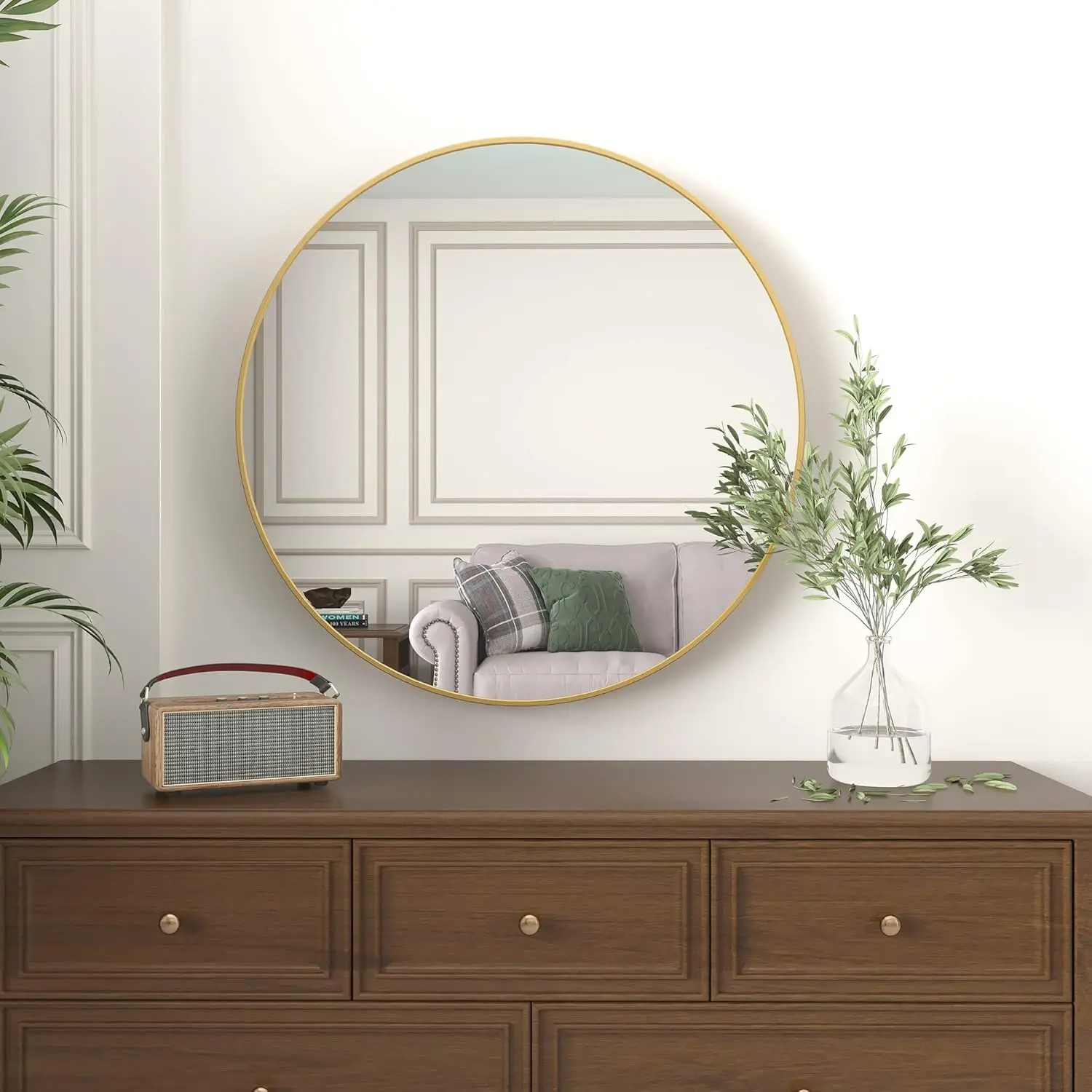 Normal Round Shape Wall Mounted Mirror Custom Soft Acrylic Glass Self Adhesive Mirror Stickers Mirrors