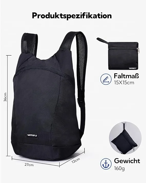waterproof casual nylon foldable backpack hiking trekking Foldable Travel Backpack