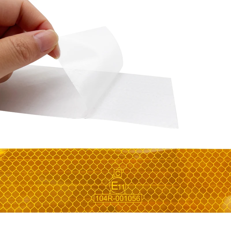 ECE R104 C Class Retro Aluminized Metalized Reflective Sticker Tape For Tail ,Truck