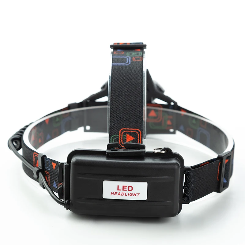 Multi-angle Zoomable Headlamp Super Bright LED Rechargeable Headlight for Running USB Cable 4 Modes 3LED