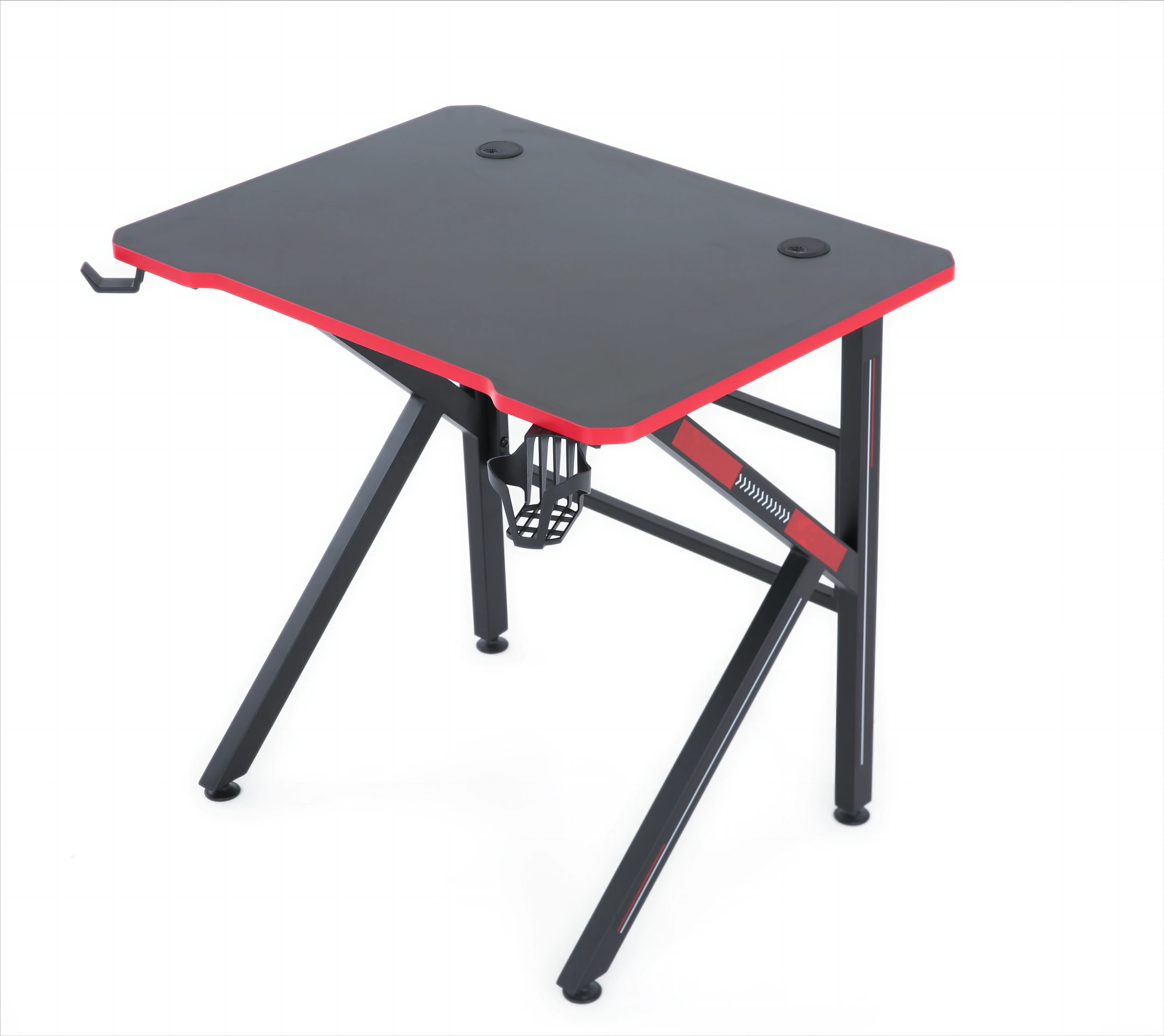 Multi-functional  Lights Led Rgb with cup holder and headset holder Computer Table Gaming Desk E-Sport Racing Style PC Desktop