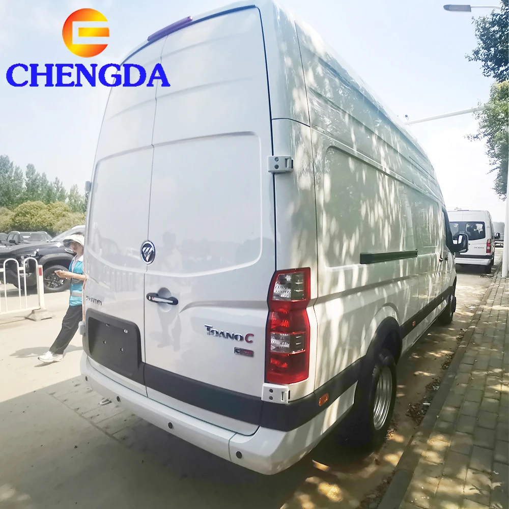 FOTON Tujano Diesel Van Car 4X2 LHD RHD 2.8T Automatic Manual 3 Seats High Roof Cargo Van Cars For Sale