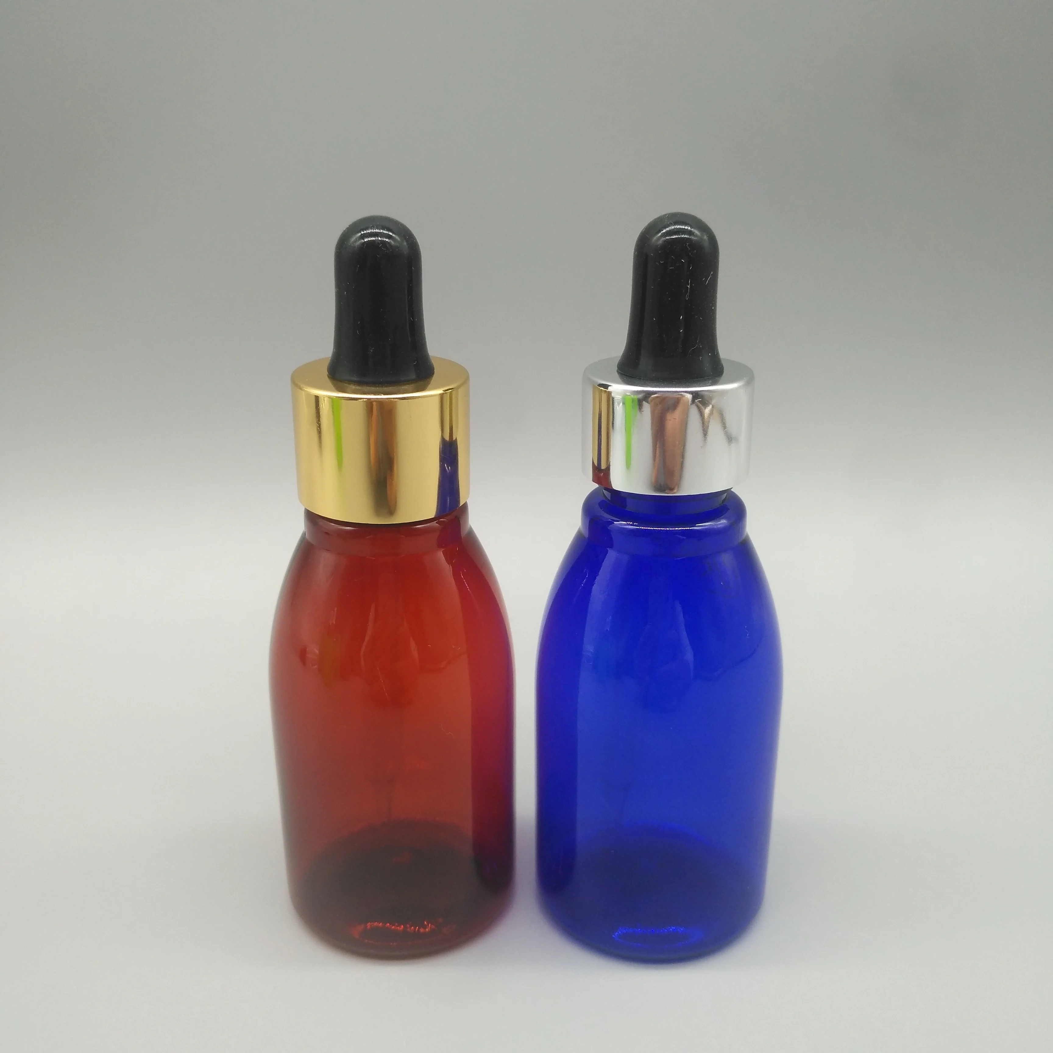 Factory Price 50ml Plastic Dropper Bottle For Essential Oil Serum Oil Skin Care Cosmetics Packaging