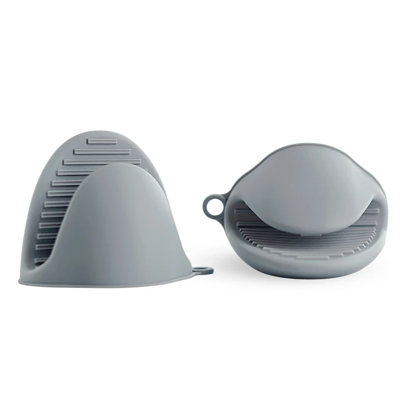 Недорогие силиконовые резиновые варежки для духовки, термостойкие варежки для духовки, протектор для красного пальца, держатель для посуды для кухни