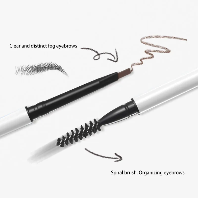 wholesale Private Label Slim Eyebrow Pencil Custom Logo Own Brand Makeup Safe and Lasting Cream for Daily Use for Cosmetics