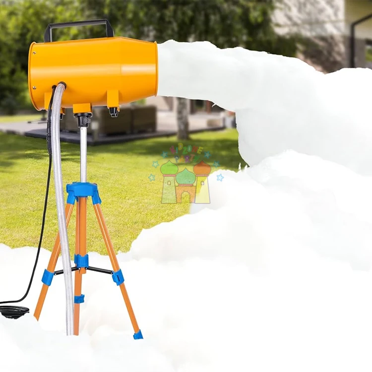 Commercial grade kids backyard jet bubble cannon foam machine for outdoor pool party