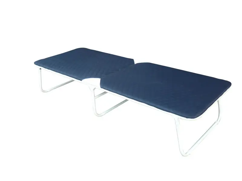 Space Saving Simple Camp Bed  Metal and Thickness Wood Board Bed Sheet Folding Bed  for Home/ Hostel/Apartment/Hospital