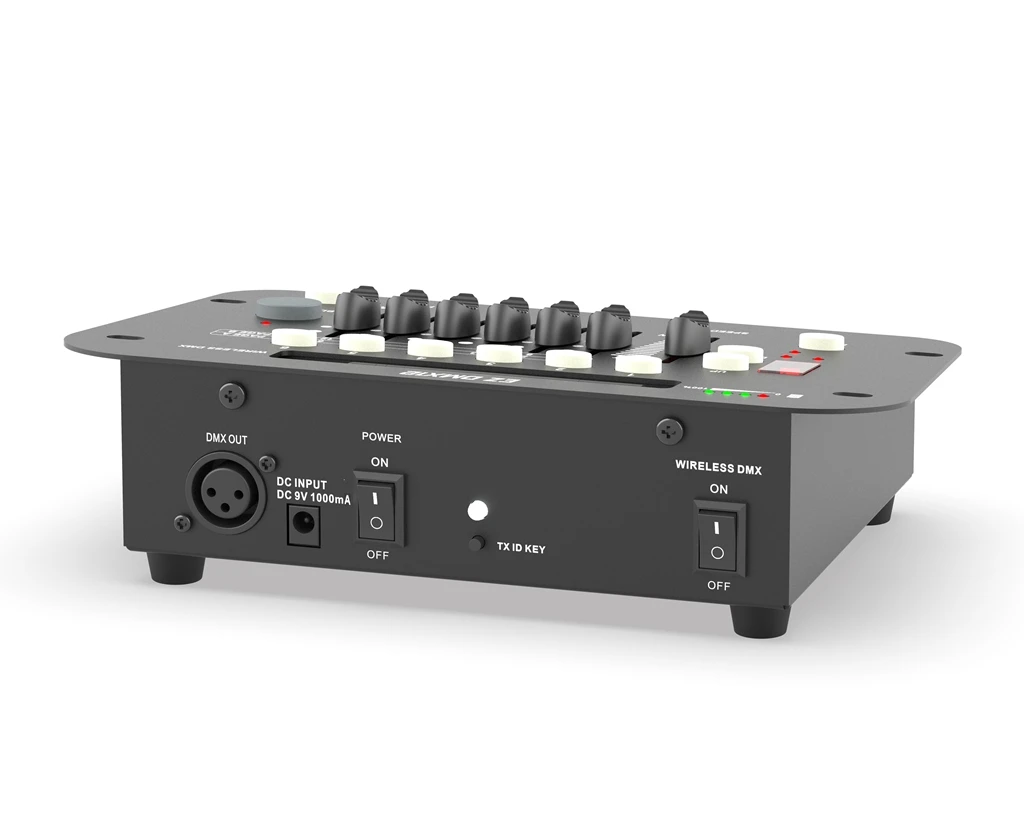 12CH мини Dmx 512 контроллер с батарейным питанием 2 4 ГГц беспроводной пульт освещения СИД сценическое освещение