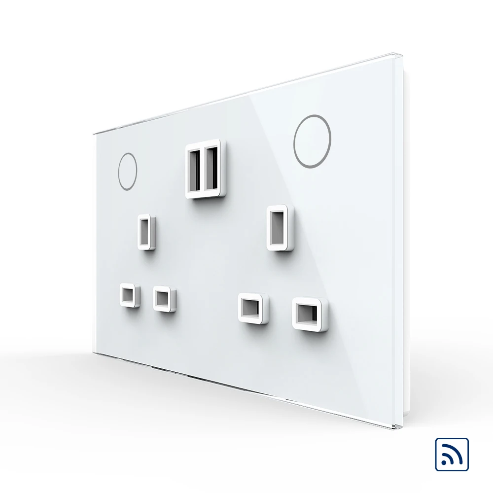 Livolo мобильные телефоны 13A стены 2 Gang переключатель и наборов спальни настенная розетка