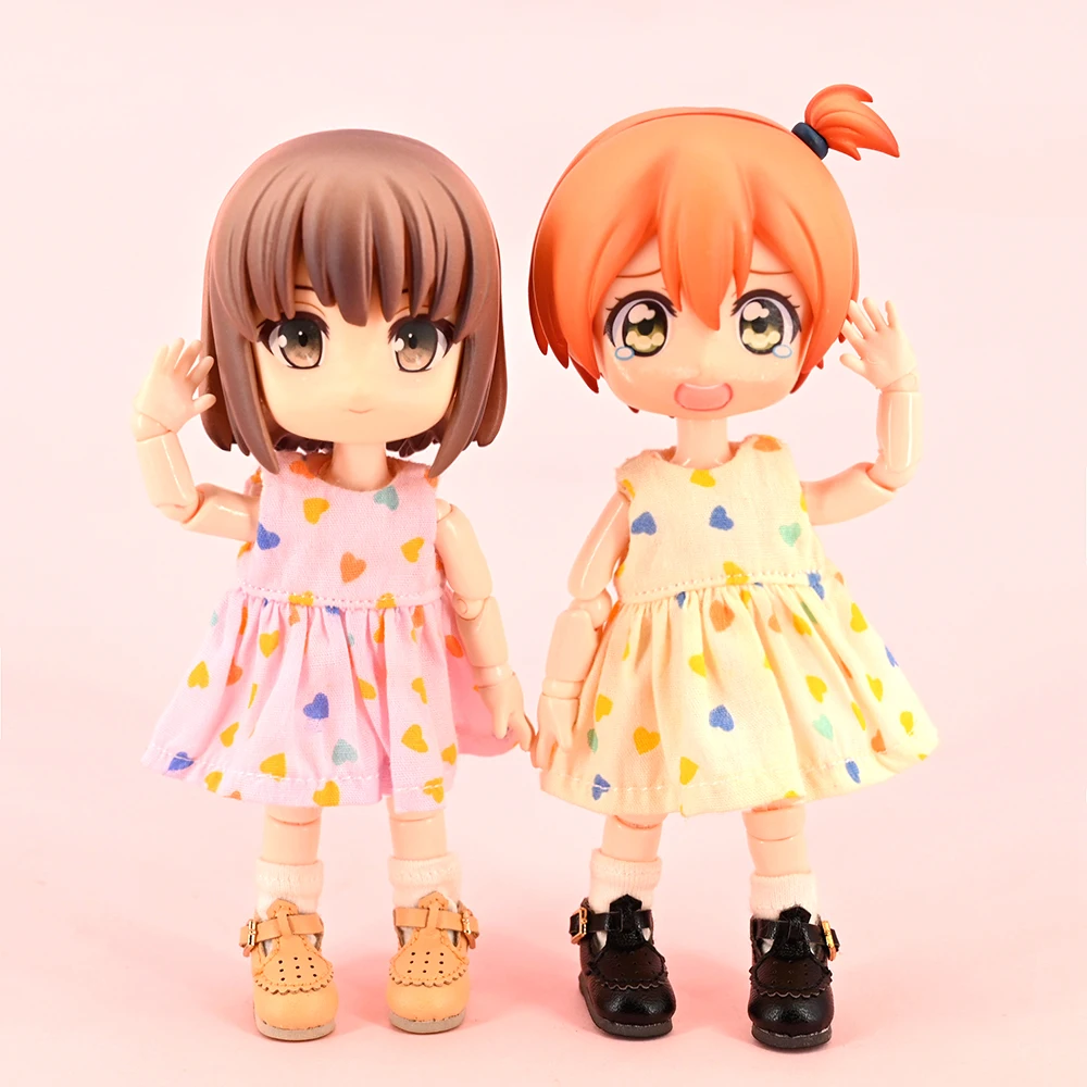 Кукольная обувь на заказ несколько нарядов парные 1/12 Ob11 Модная Кукла различные стили цвета модное Кукольное платье шарнирная одежда