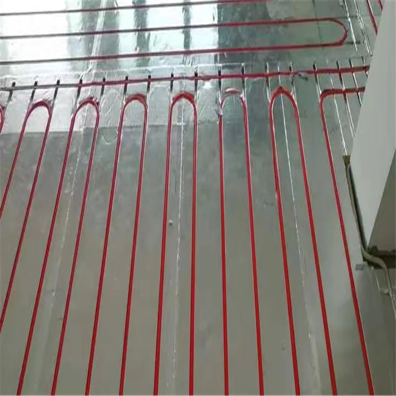 16/20mm thick water heated floor XPS plate covered with aluminum foil