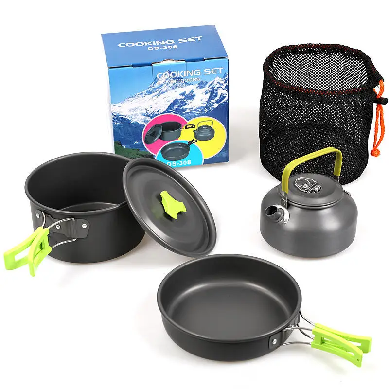 Outdoor Cookware Set Dutch Oven With Pan Lid Multi Usages Oil Preseasoned Campfire Available Factory Price Cast Iron Space Cover