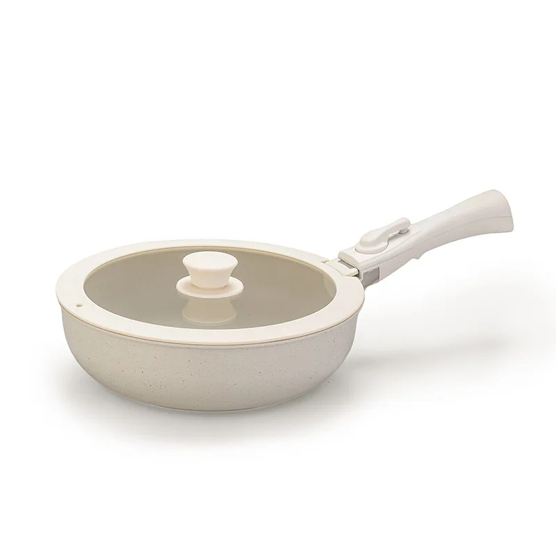 Hot Sale Household Removable Set Pot Non-Stick Pan Stacked Pan Full Pot Set Separation Cookware Pots Milk 15-Piece Set