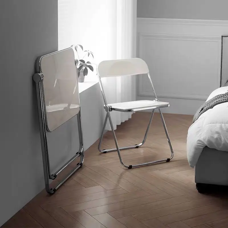 Modern Vintage Acrylic White 100 Kgs Load-bearing Foldable Desk Restaurant Used Hot Sales Folding Coffee Table For Sale